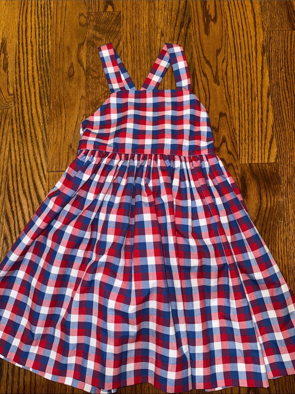 Kelly’s Kids girls plaid sundress size 7/8 NWOT